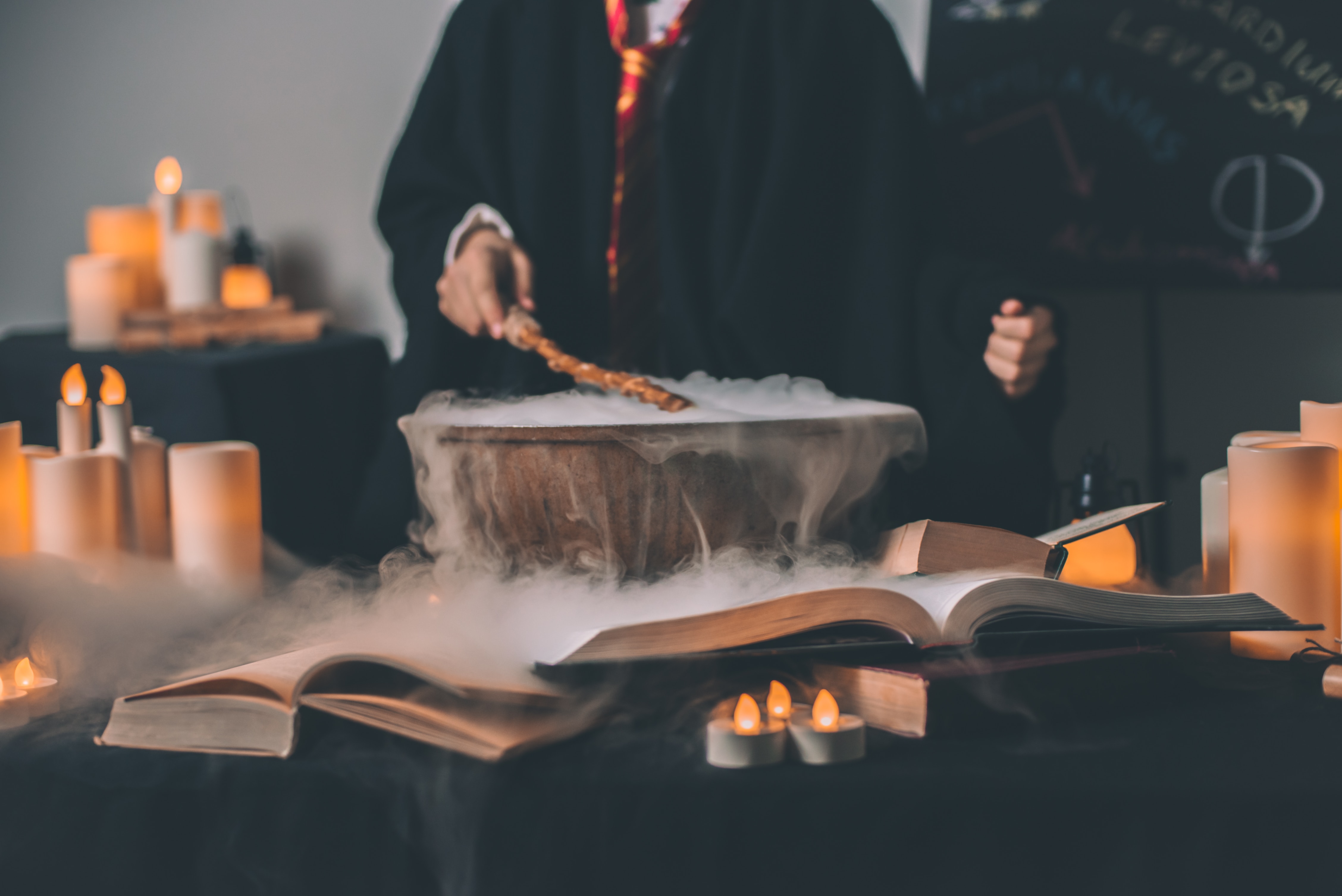 Harry Potter creating spells