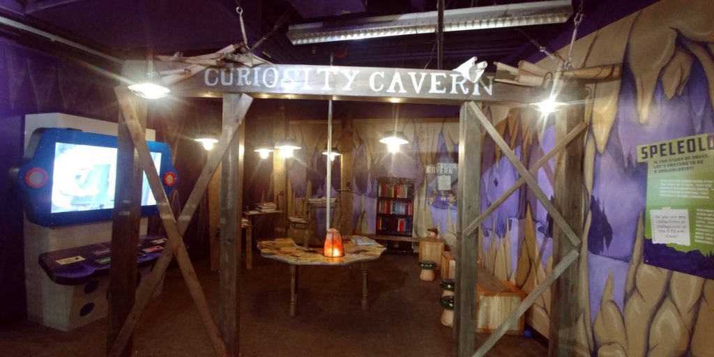 cavern at Omaha Children's Museum