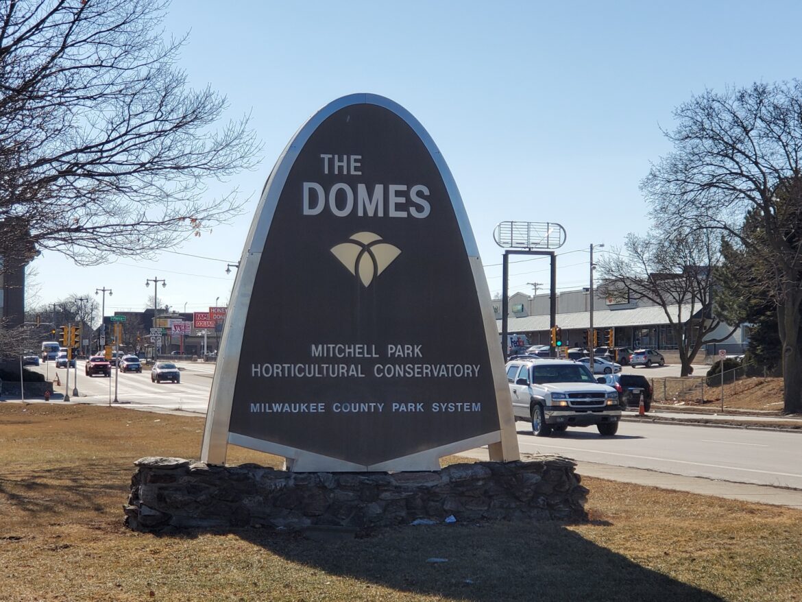 The Mitchel Park Domes SIgn