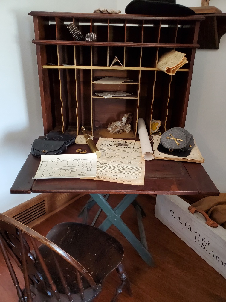 General Custer's Travel Desk at Fort Abraham Lincoln State Park