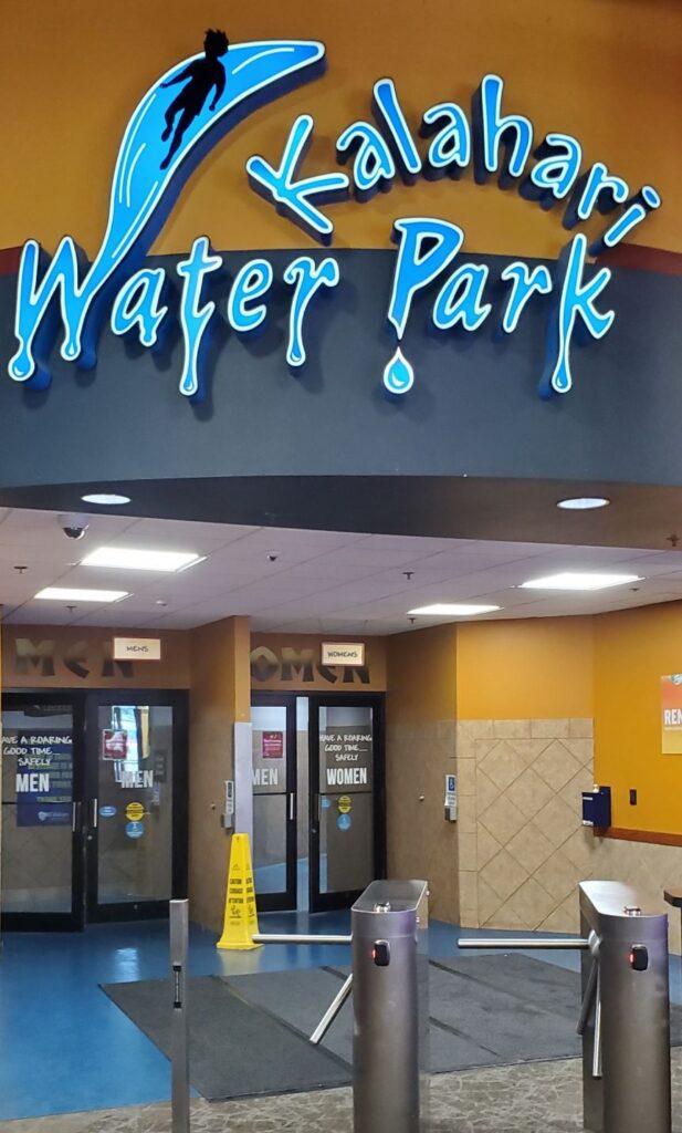 Kalahari Wisconsin Dells Resort water park entrance