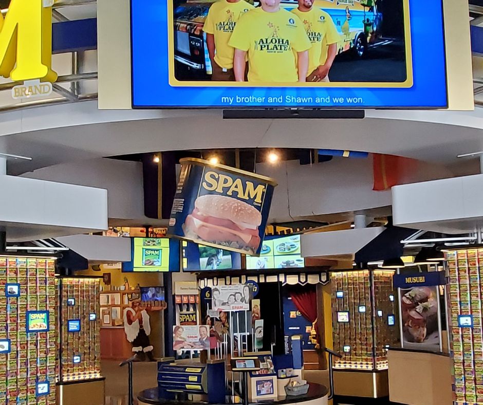 Exhibits at the Spam Museum