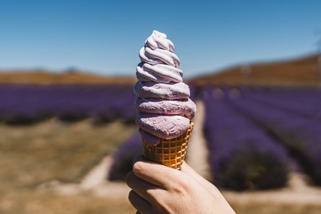 Best Desserts in Vancouver Lavender Ice Cream