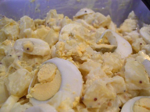 Best Wisconsin Brats potato salad as a side dish to brats