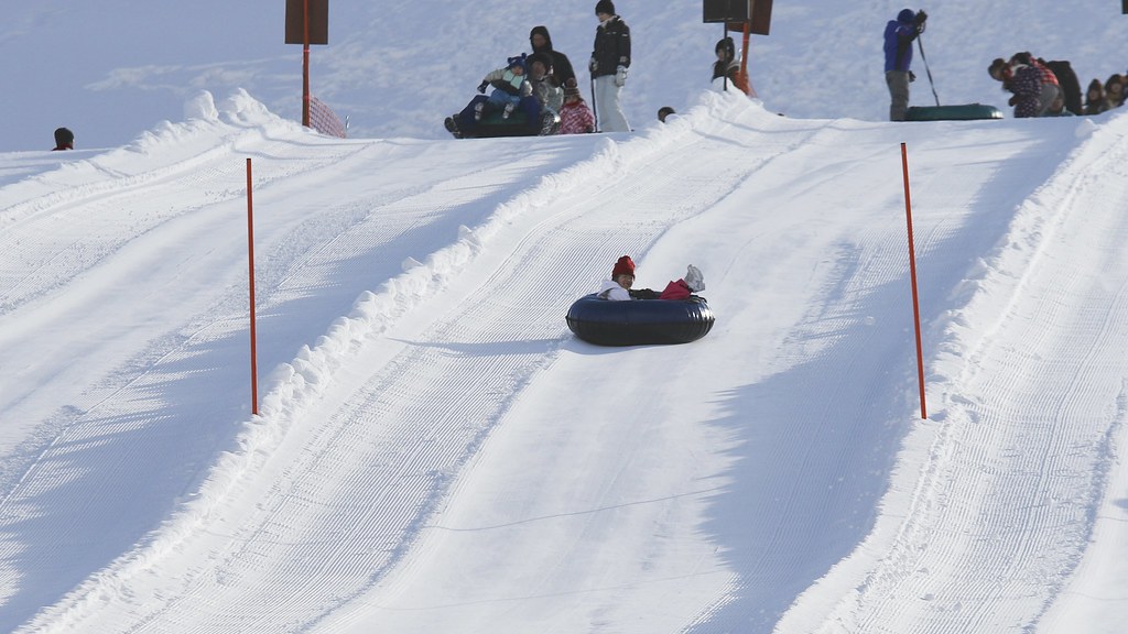 Tubing in Wisconsin Dells Christmas Mountain Village