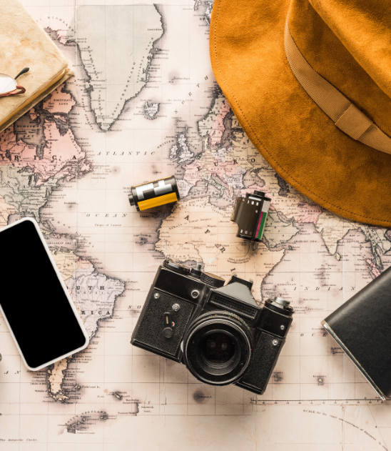 travel map and accessorites