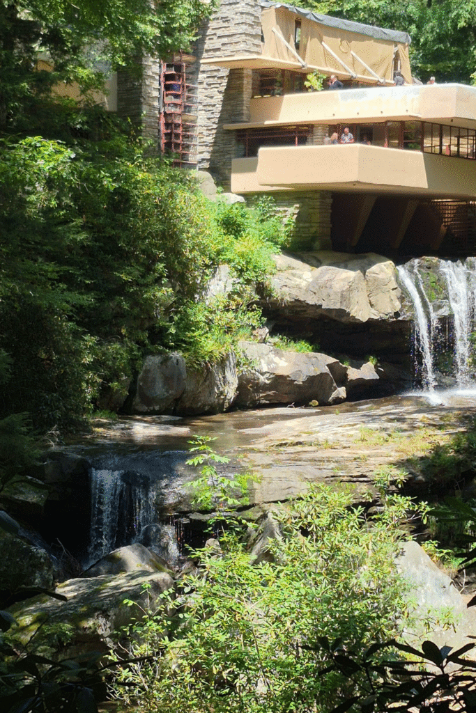 Walking Through Wright: Touring Four Frank Lloyd Wright Masterpieces in Pennsylvania Fallingwater it over a waterfall