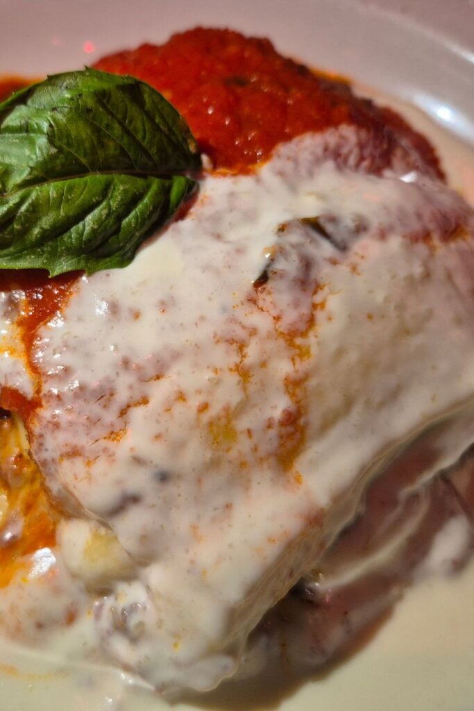 homemade pasta at Filomena Ristorante