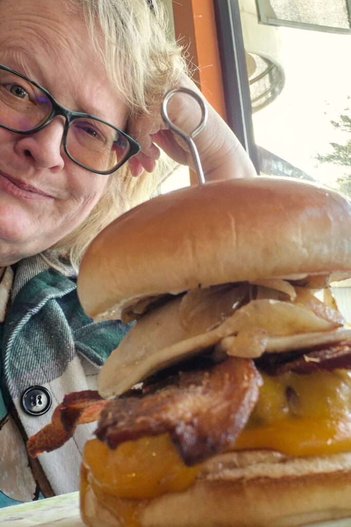 the burgers at The Field Burger and Tap are massive