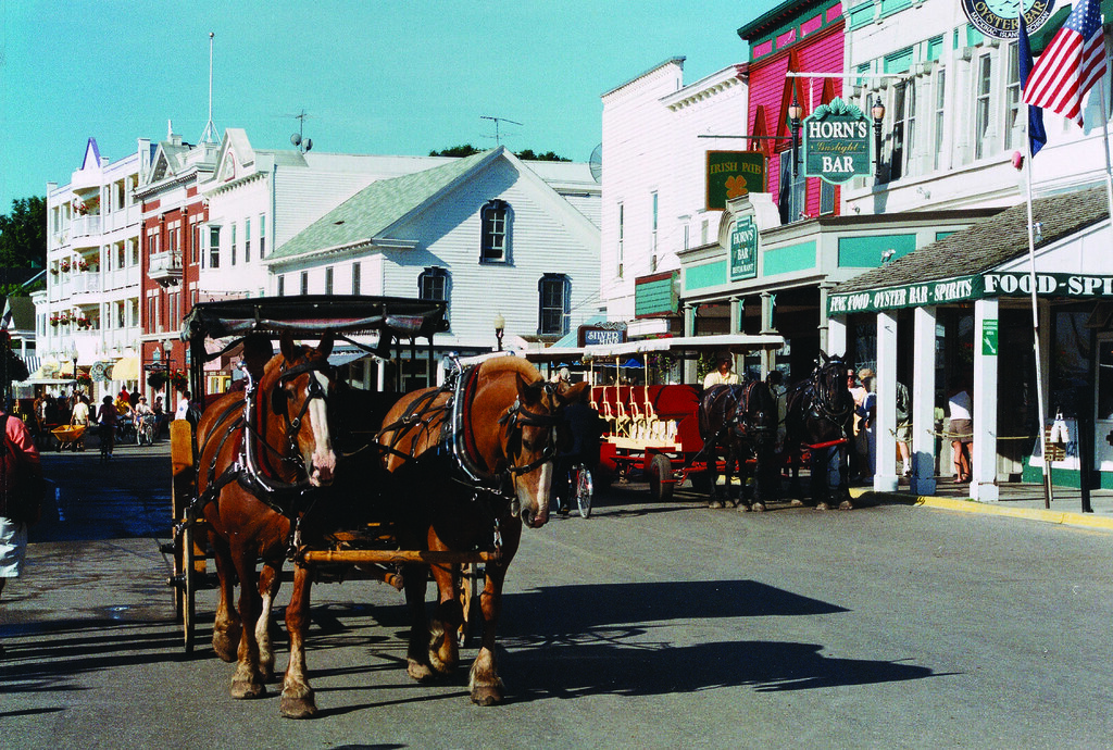 Mackinac Island is believed to be haunted