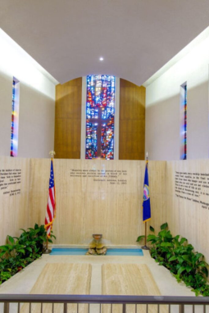 Eisenhower Presidential Library, Museum, and Boyhood Home Eisenhower Place of Meditation and Resting Place